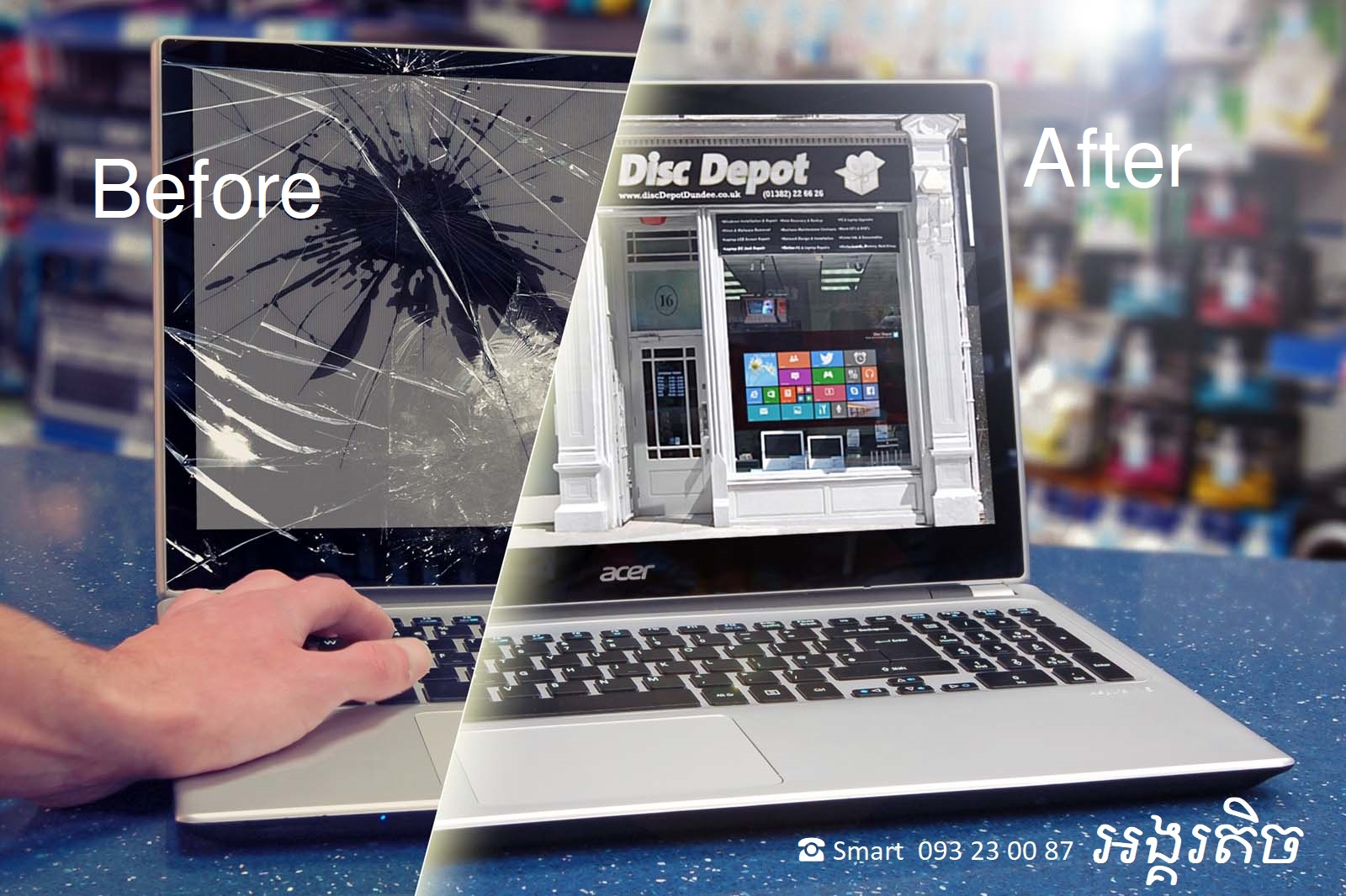 Laptop screens for all brands - AngkorTech