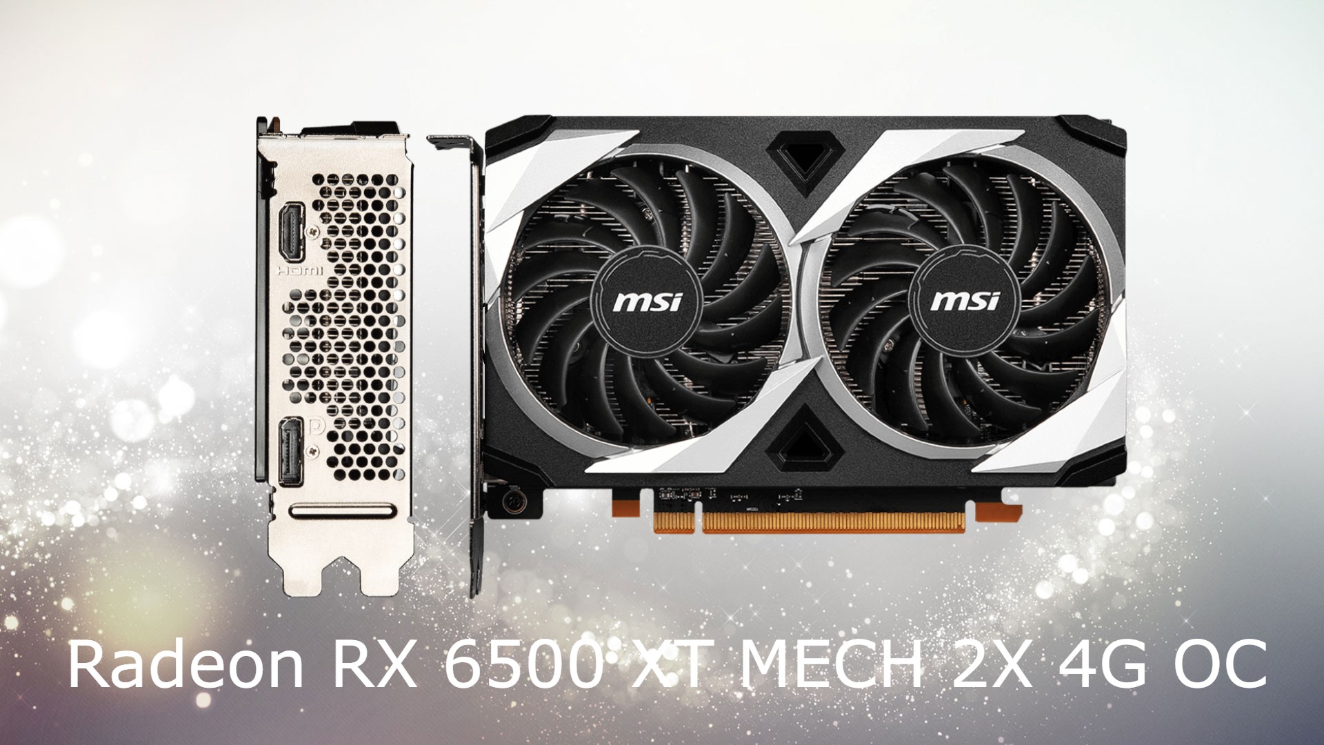 MSI AMD Radeon RX 6500 XT MECH 2X 4G OC - AngkorTech