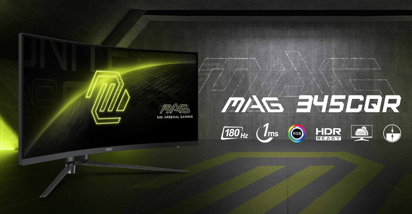MSI MAG 345CQR MONITOR - AngkorTech