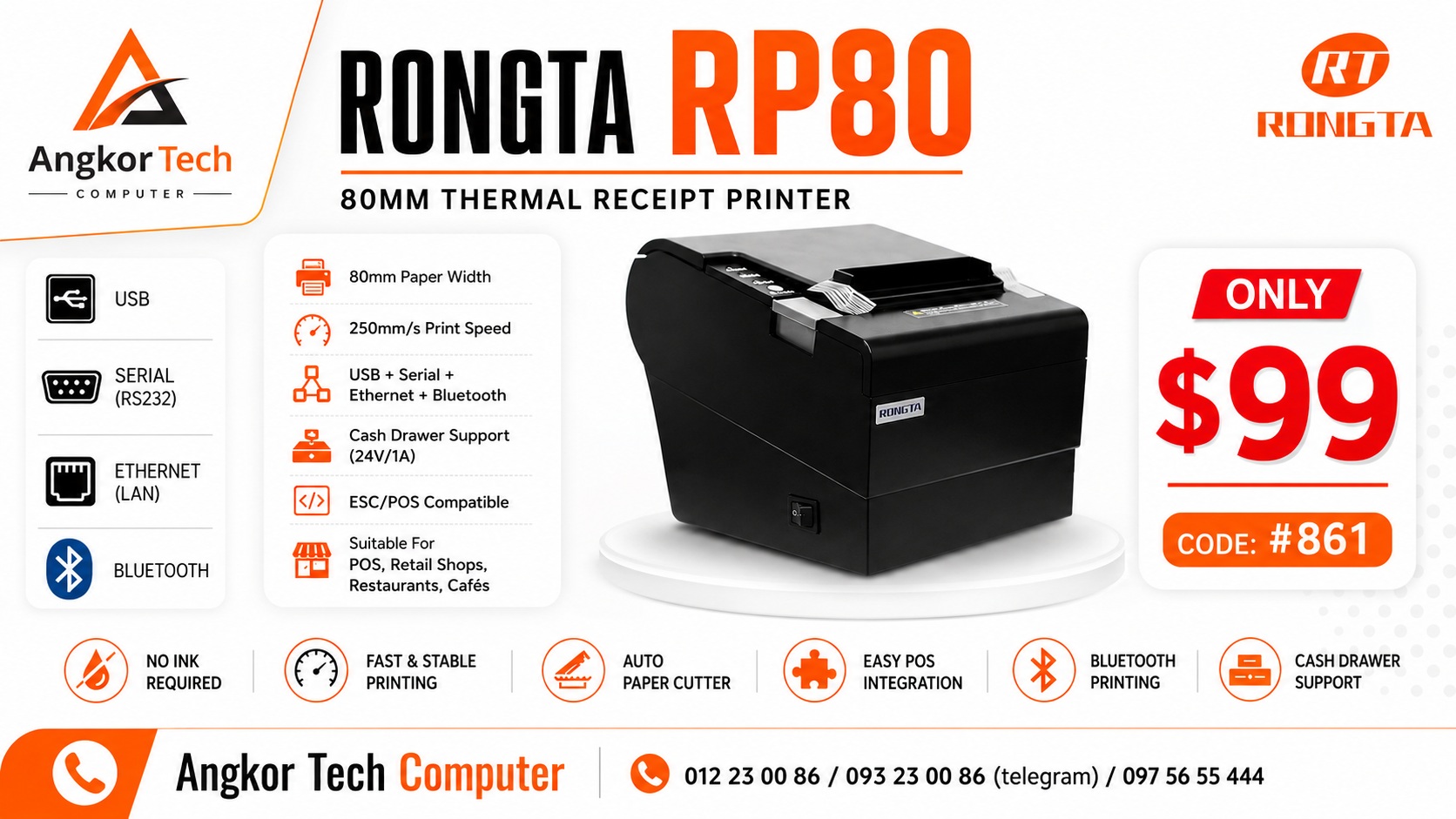 Api Rp80 Faq Rongta RP80 Mini Receipt Printer - AngkorTech