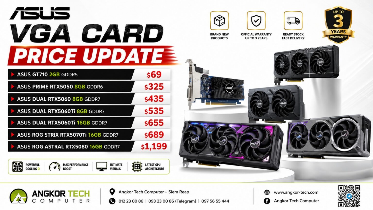 ASUS VGA CARD PRICE UPDATE - AngkorTech