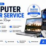 រូបផ្សព្វផ្សាយសេវាជួសជុលកុំព្យូទ័ររបស់ Angkor Tech Computer នៅសៀមរាប