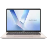 ASUS Vivobook 14 A1407AA in Platinum Gold, front view