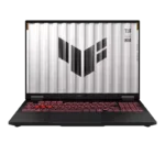 Front view of ASUS TUF Gaming A16 FA608 laptop with open display