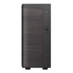Front view of ASUS V700 Mini Tower VM701MG desktop computer with dark wood finish