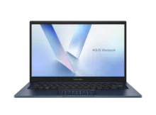 ASUS Vivobook 14 X1404 in Quiet Blue, front view