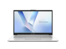 ASUS Vivobook Go 14 E1404 in Cool Silver, front view
