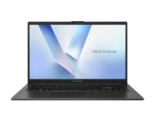 ASUS Vivobook Go 15 E1504 in Mixed Black, front view