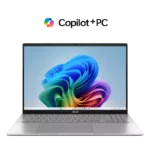 Front view of ASUS Vivobook S16 M3607 in Cool Silver