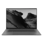 Front view of ASUS Zenbook S14 UX5406 in Antrim Gray with open display