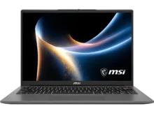 MSI Modern 14 H13M in Platinum Gray, front view
