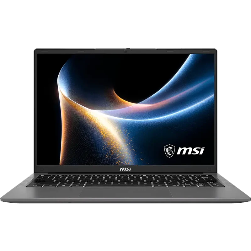 MSI Modern 14 H13M in Platinum Gray, front view