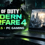 Illustrative gaming laptop thumbnail for Modern Warfare 4 and DLSS 4.5 — Angkor Tech Computer Tech Tips